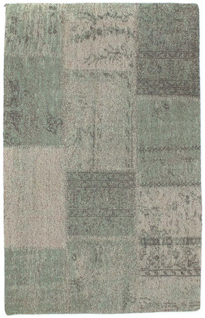 Tappeto Patchwork - 94 x 62 cm - multicolore