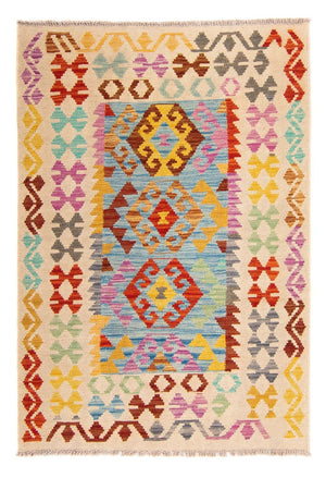 Tappeto Kelim - Splash - 146 x 100 cm - multicolore