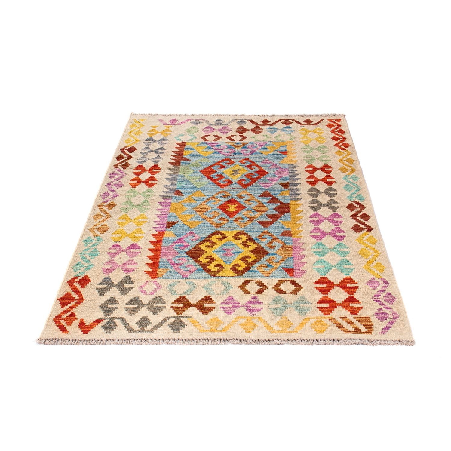 Tappeto Kelim - Splash - 146 x 100 cm - multicolore