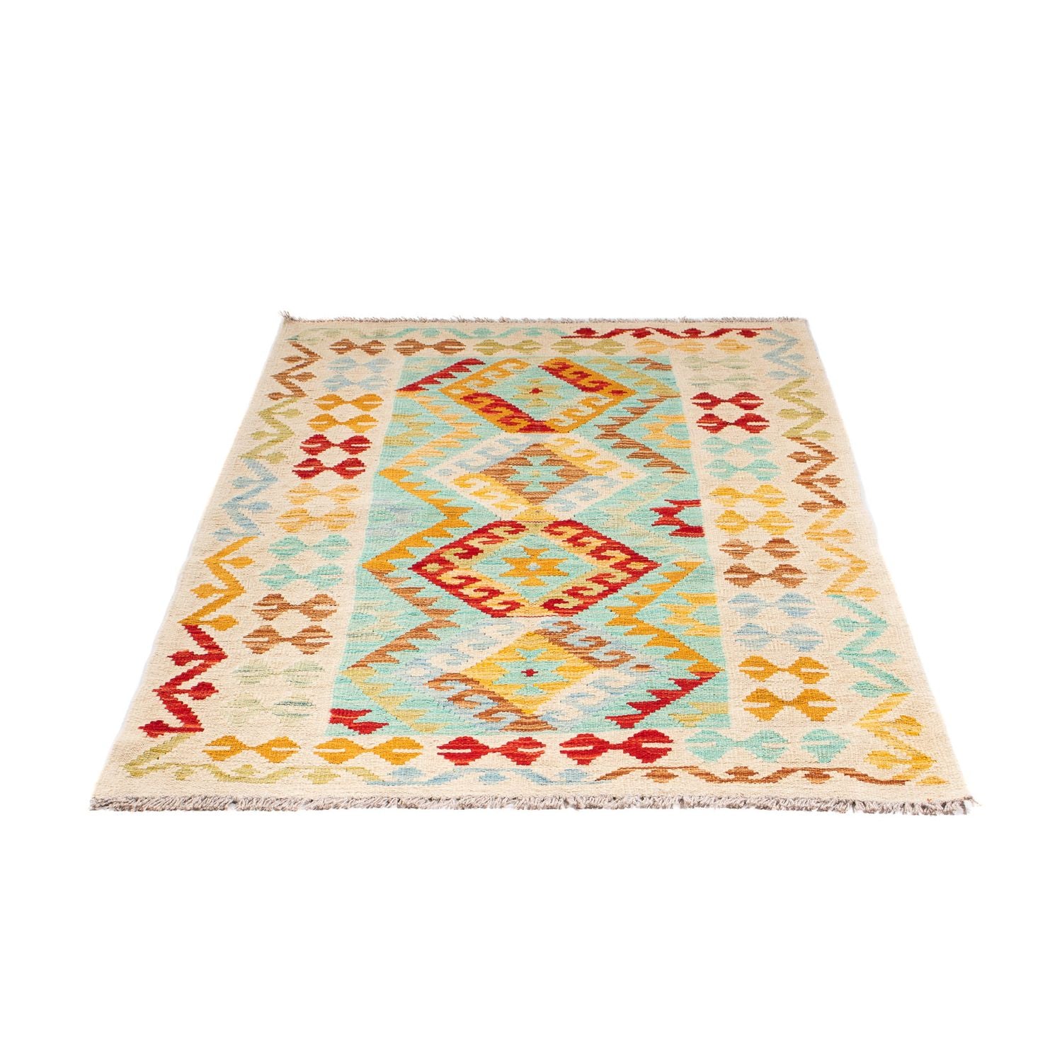 Tappeto Kelim - Splash - 152 x 101 cm - multicolore