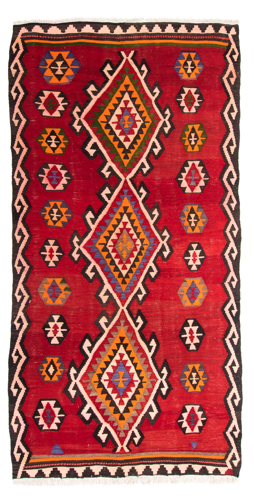 Tappeto Kelim - Vecchio - 305 x 160 cm - multicolore
