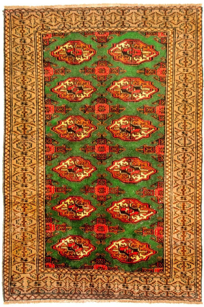 Tappeto Turkaman 102x143cm - Tappeto persiano