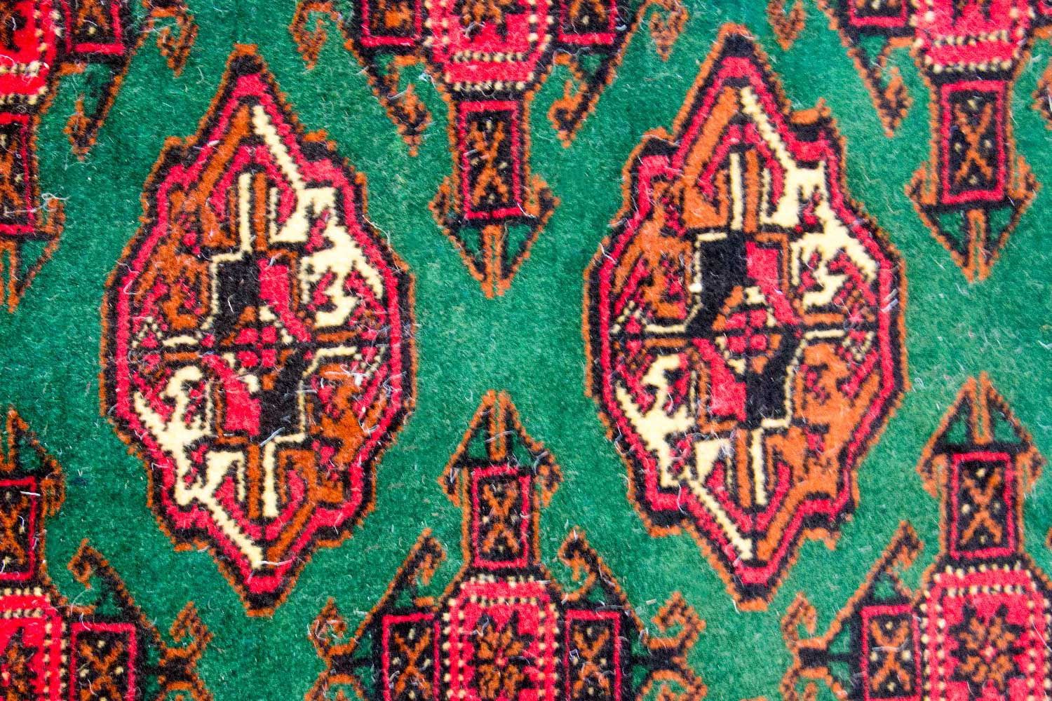 Tappeto Turkaman - 143 x 102 cm - verde