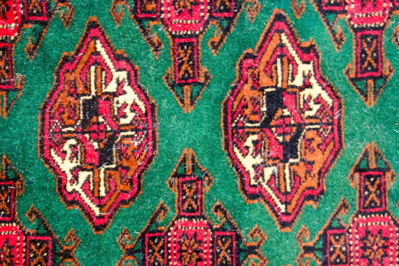 Tappeto Turkaman - 143 x 102 cm - verde