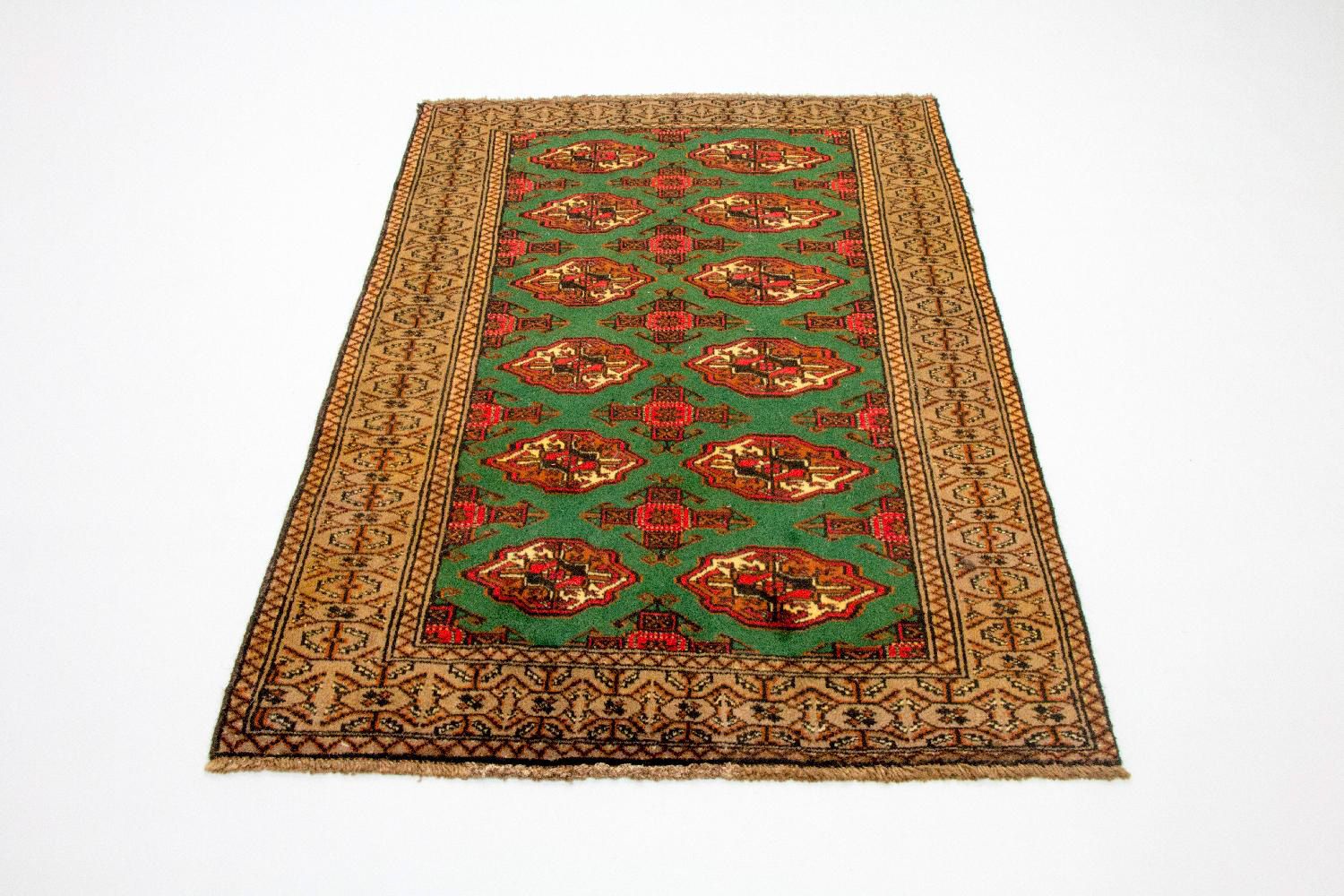 Tappeto Turkaman - 143 x 102 cm - verde