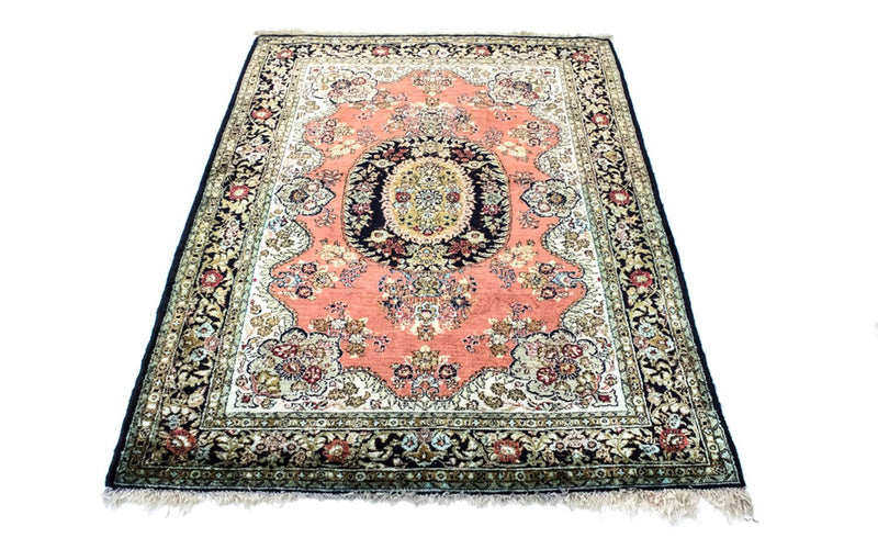 Tappeto di seta - Kayseri - 155 x 110 cm - ruggine