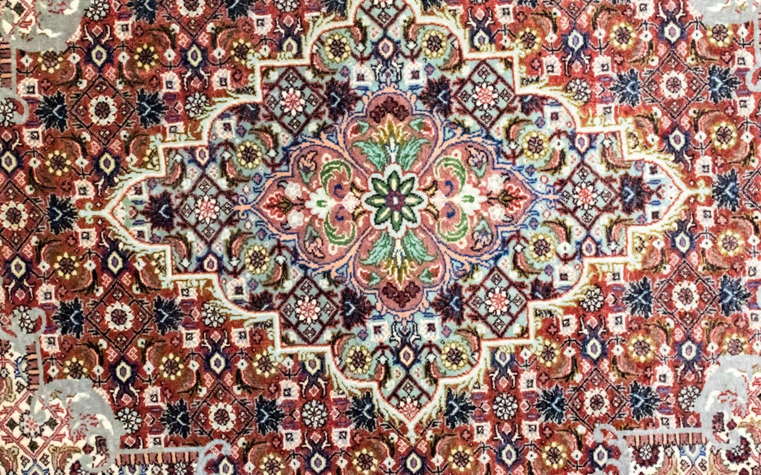 Tappeto Persero - Bidjar - 296 x 210 cm - blu