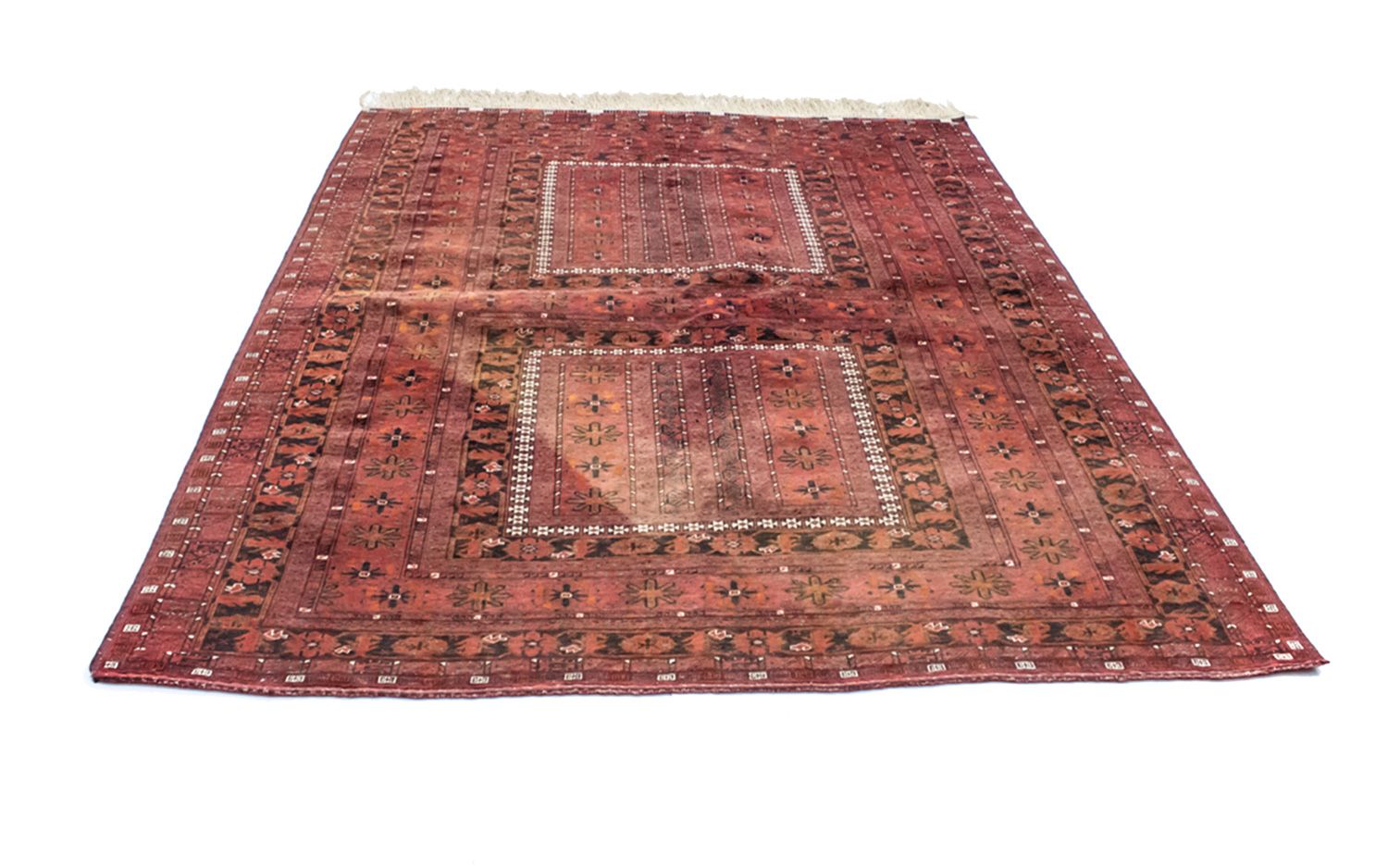 Tappeto afgano - Bukhara - 225 x 172 cm - rosso