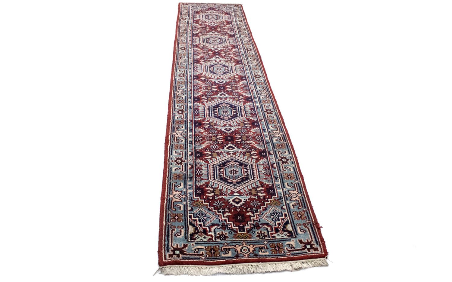 Tappeto corsia Tappeto orientale - 343 x 69 cm - rosso