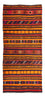 Tappeto corsia Tappeto Kelim - Vecchio - 340 x 170 cm - multicolore