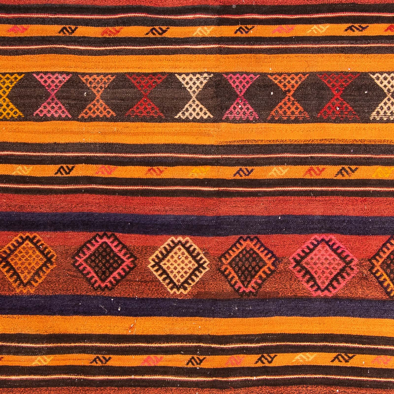 Tappeto corsia Tappeto Kelim - Vecchio - 340 x 170 cm - multicolore
