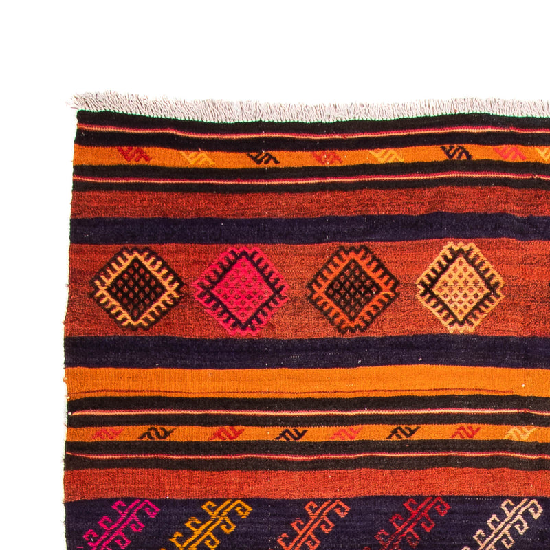 Tappeto corsia Tappeto Kelim - Vecchio - 340 x 170 cm - multicolore
