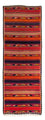 Tappeto corsia Tappeto Kelim - Vecchio - 340 x 125 cm - multicolore