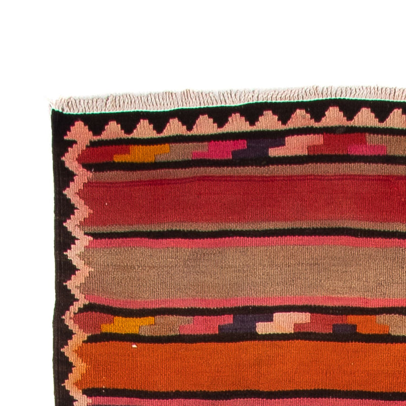 Tappeto corsia Tappeto Kelim - Vecchio - 340 x 125 cm - multicolore