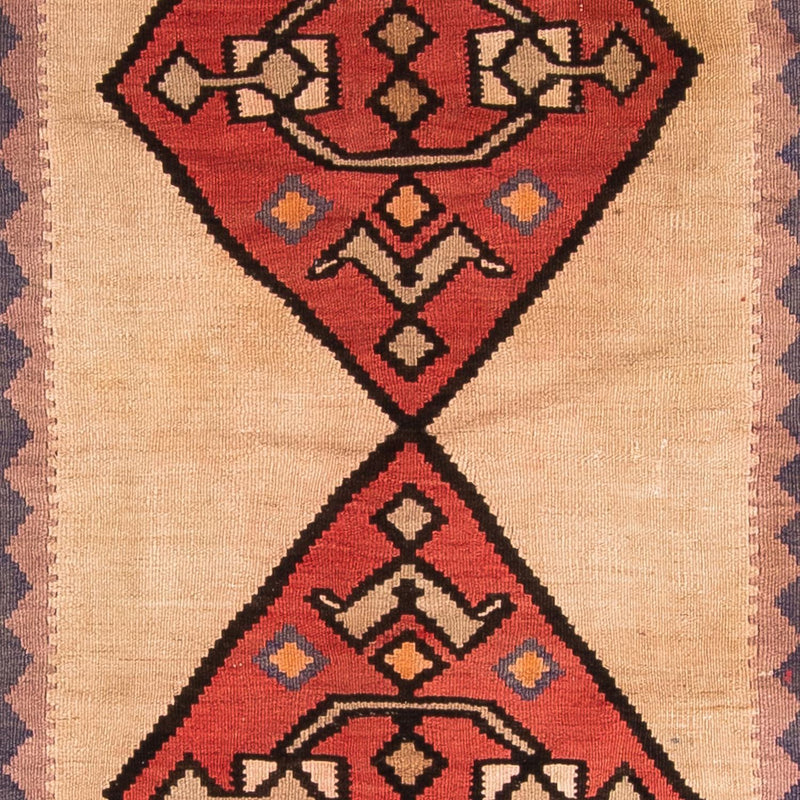 Tappeto corsia Tappeto Kelim - Vecchio - 360 x 155 cm - multicolore