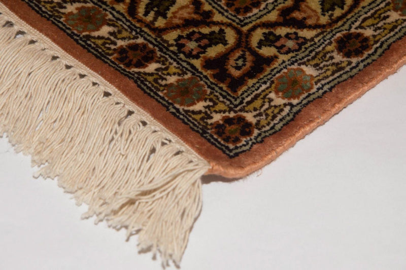 Tappeto corsia Tappeto di seta - Seta del Kashmir - 316 x 77 cm - multicolore