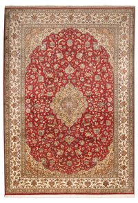 Tappeto di seta - Seta del Kashmir - 245 x 170 cm - rosso