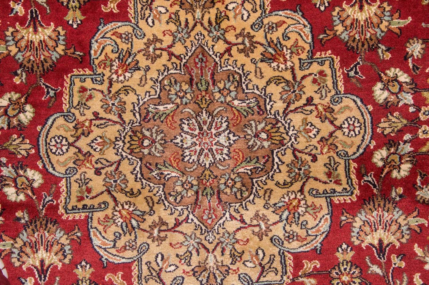 Tappeto di seta - Seta del Kashmir - 245 x 170 cm - rosso