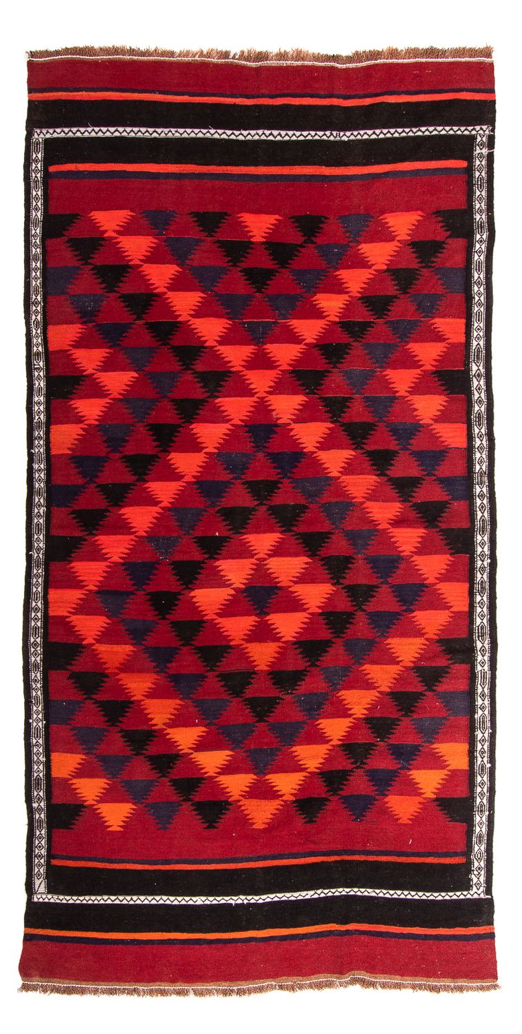 Tappeto corsia Tappeto Kelim - Vecchio - 280 x 145 cm - multicolore