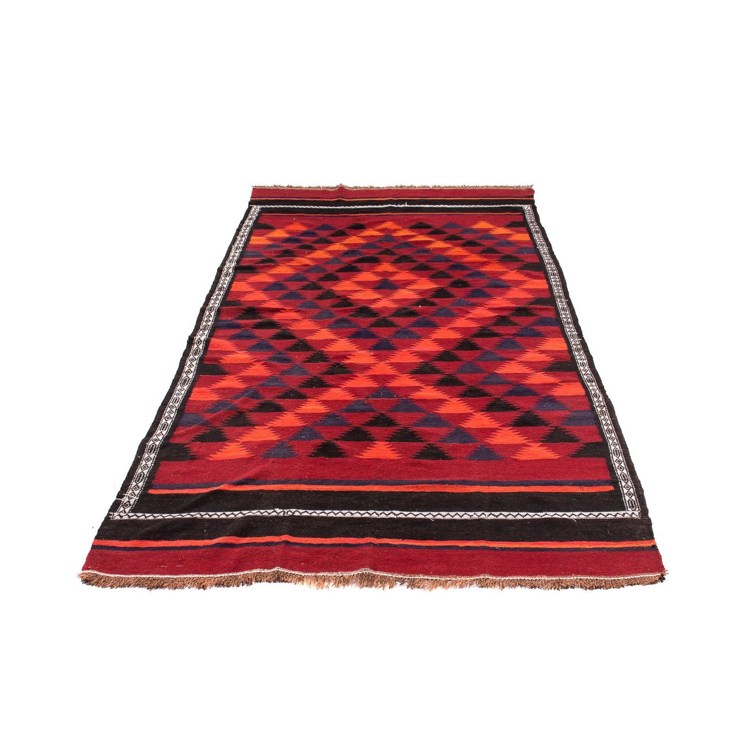 Tappeto corsia Tappeto Kelim - Vecchio - 280 x 145 cm - multicolore
