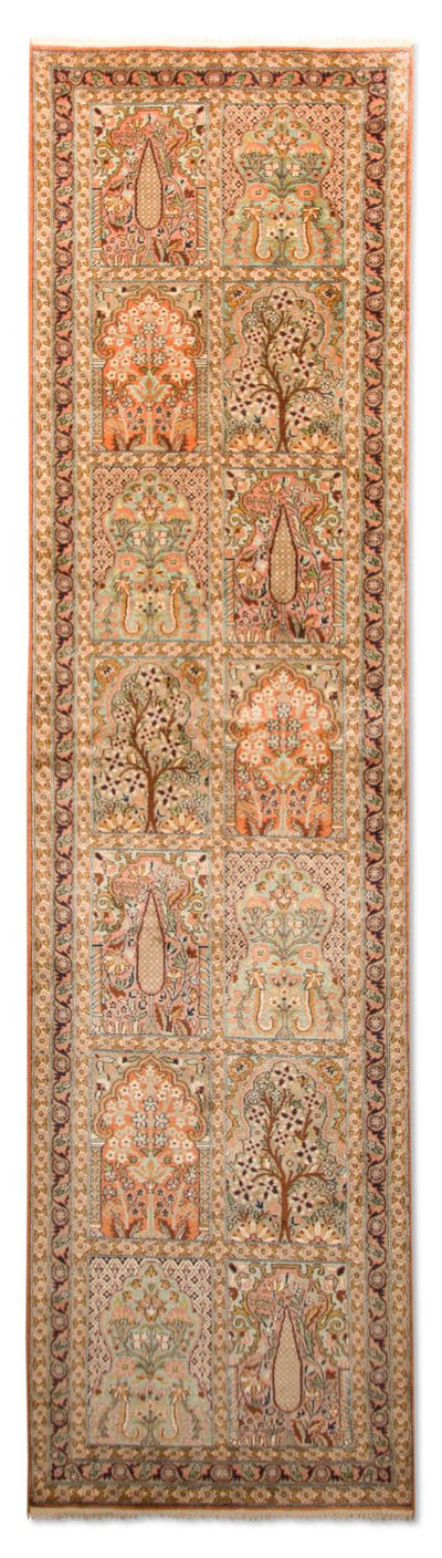 Seta del Kashmir Tappeto 80x305cm - Tappeto orientale