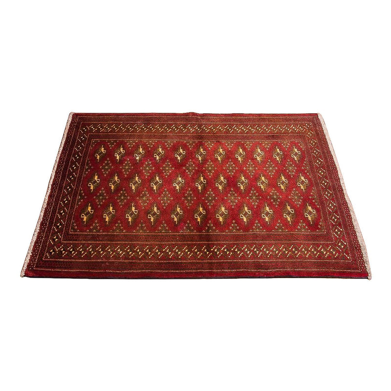 Tappeto Turkaman - 123 x 95 cm - rosso