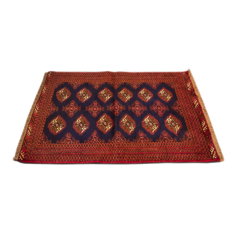Tappeto Turkaman - 135 x 103 cm - blu scuro