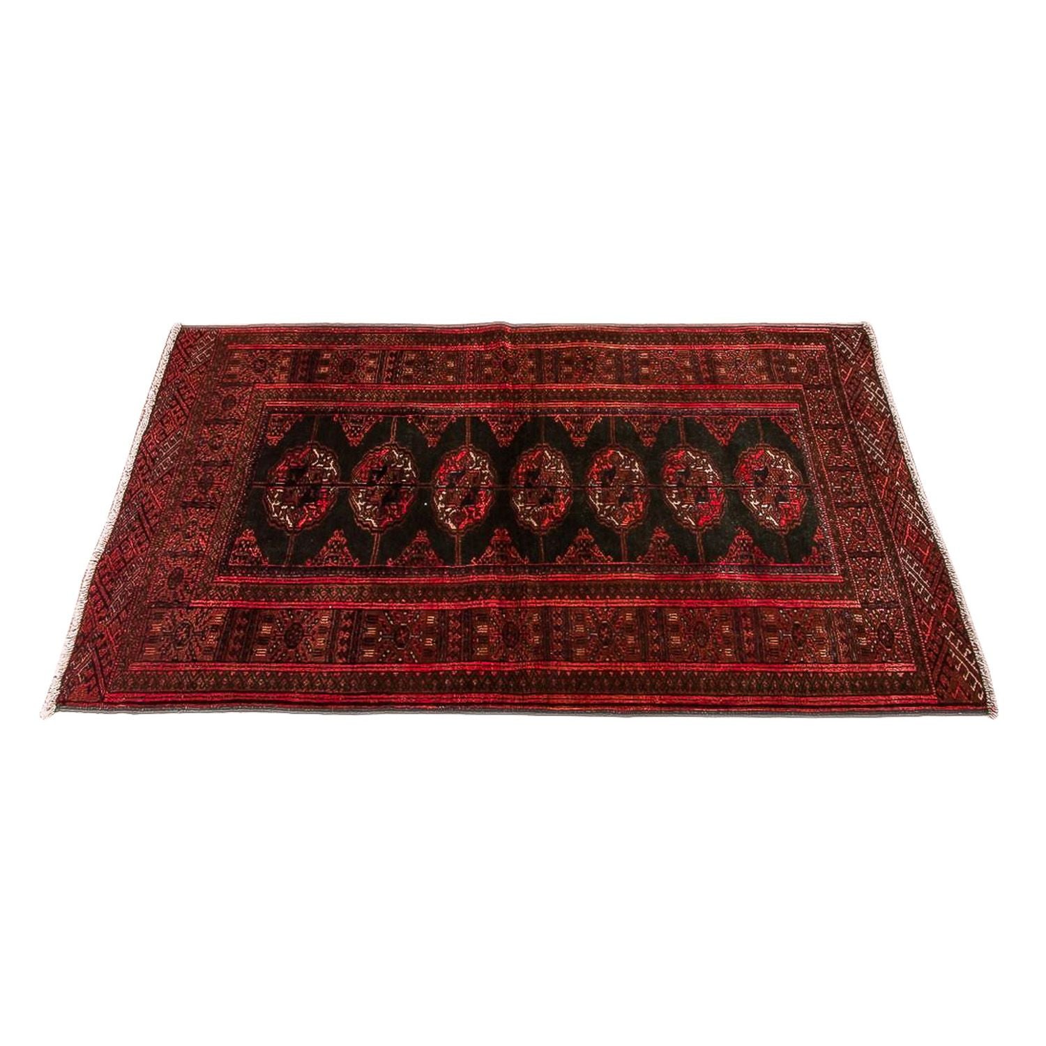 Tappeto Turkaman - 142 x 92 cm - blu scuro