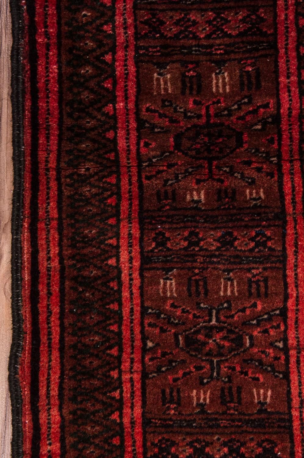 Tappeto Turkaman - 142 x 92 cm - blu scuro