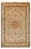 Seta del Kashmir Tappeto 173x295cm - Tappeto orientale - Rettangolo / Beige / 173 x 295 cm Rettangolo
