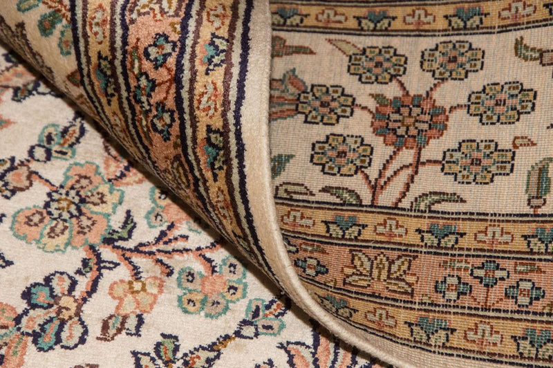 Tappeto di seta - Seta del Kashmir - 295 x 173 cm - beige
