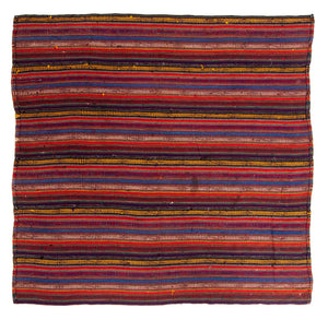 Tappeto Kelim - Vecchio quadrato  - 185 x 180 cm - multicolore