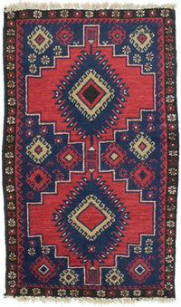 Tappeto Belutsch - 128 x 81 cm - rosso