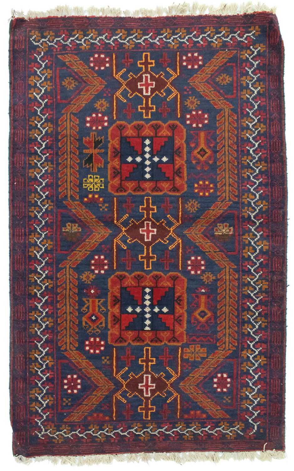 Tappeto Belutsch - 138 x 84 cm - blu