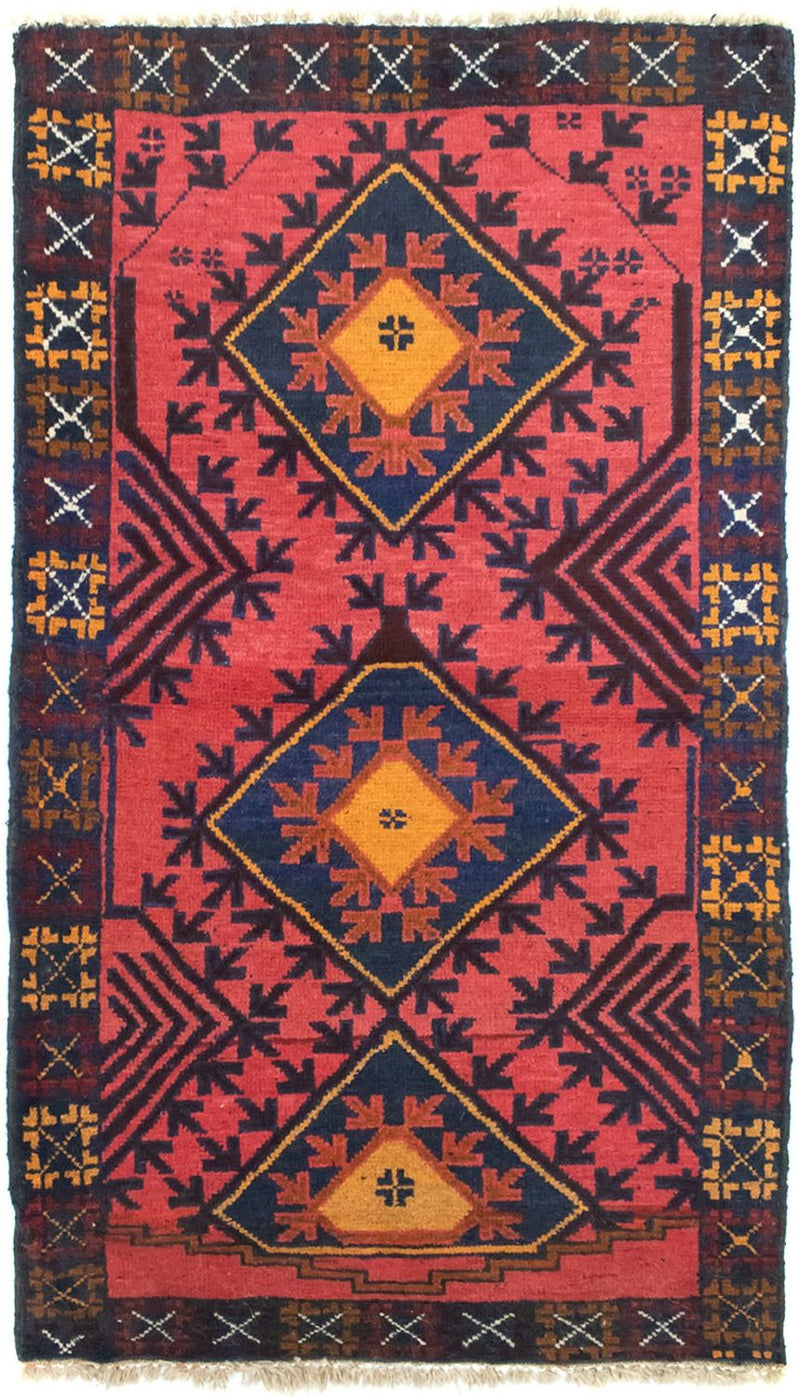 Tappeto Belutsch - 140 x 82 cm - rosso