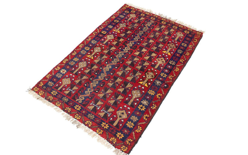 Tappeto Belutsch - 119 x 77 cm - rosso