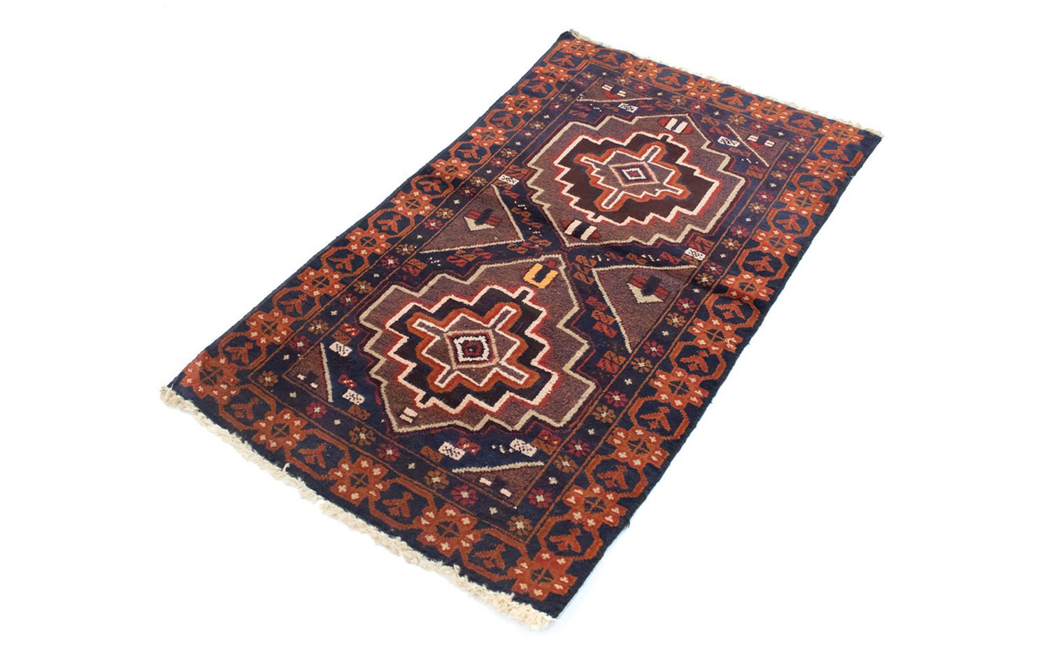 Tappeto Belutsch - 134 x 79 cm - blu