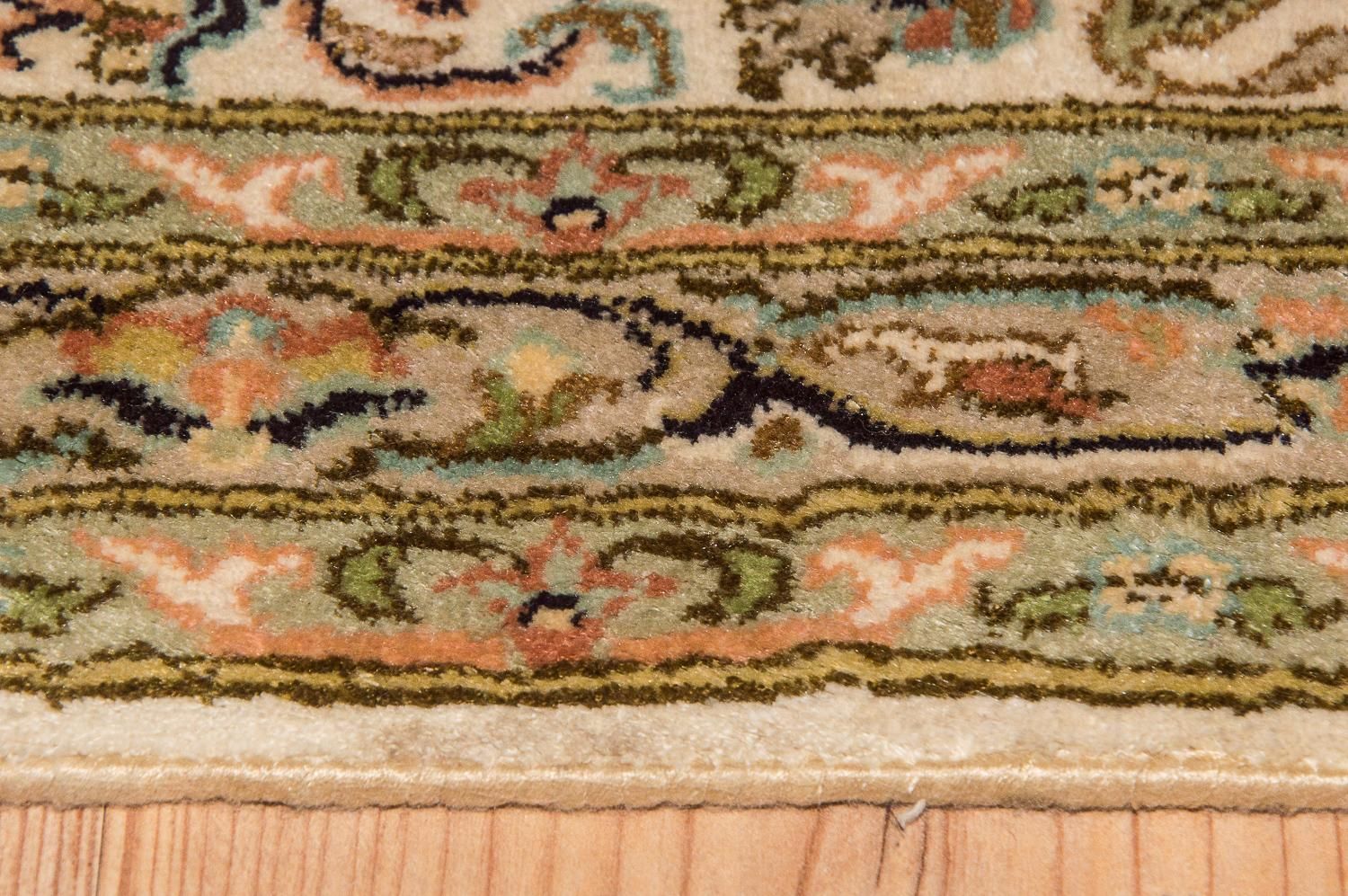 Tappeto di seta - Seta del Kashmir - 314 x 213 cm - beige