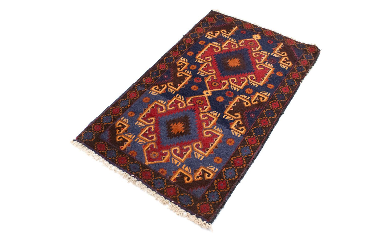 Tappeto Belutsch - 130 x 74 cm - blu