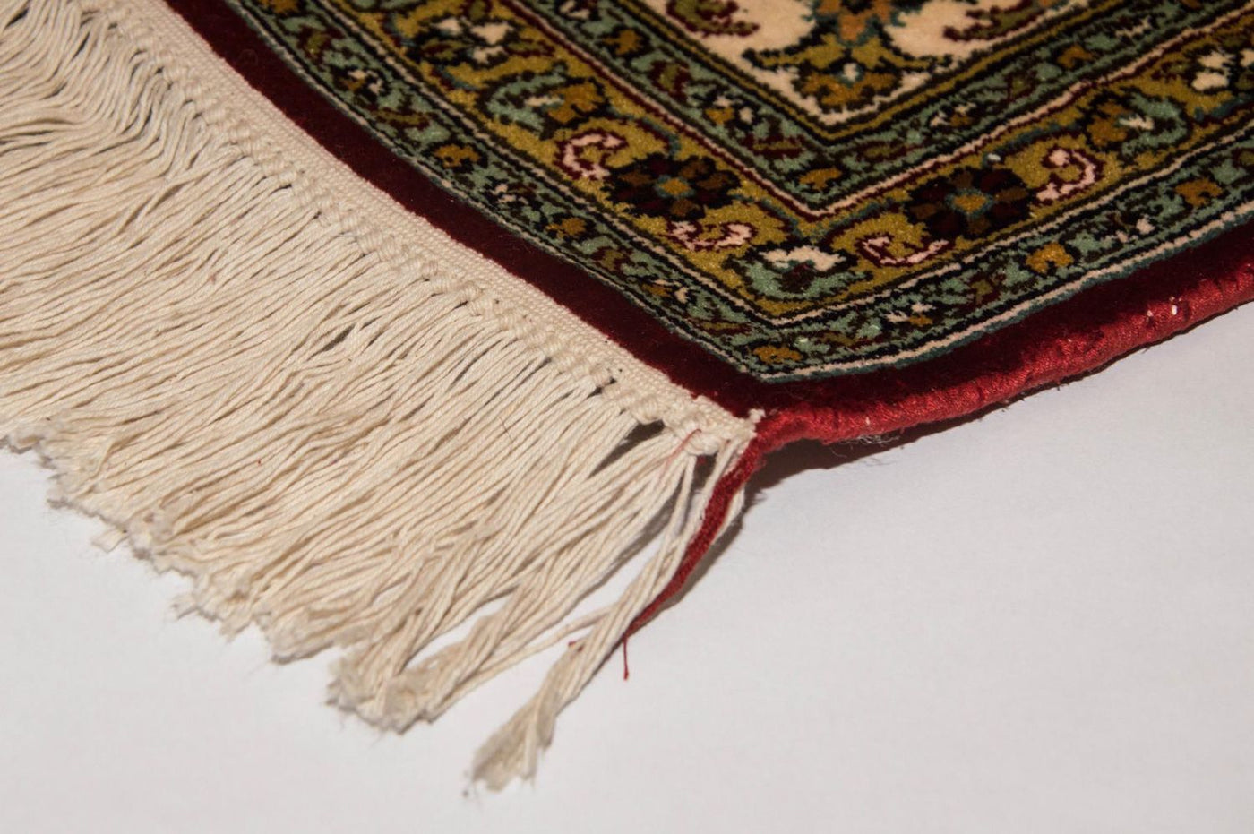 Seta del Kashmir Tappeto 216x153cm - Tappeto orientale