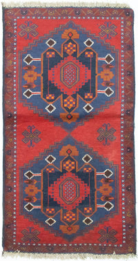 Tappeto Belutsch - 152 x 85 cm - rosso