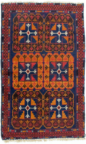 Tappeto Belutsch - 120 x 73 cm - blu