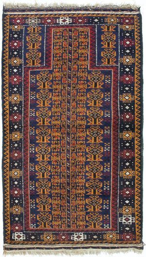 Tappeto Belutsch - 140 x 80 cm - multicolore