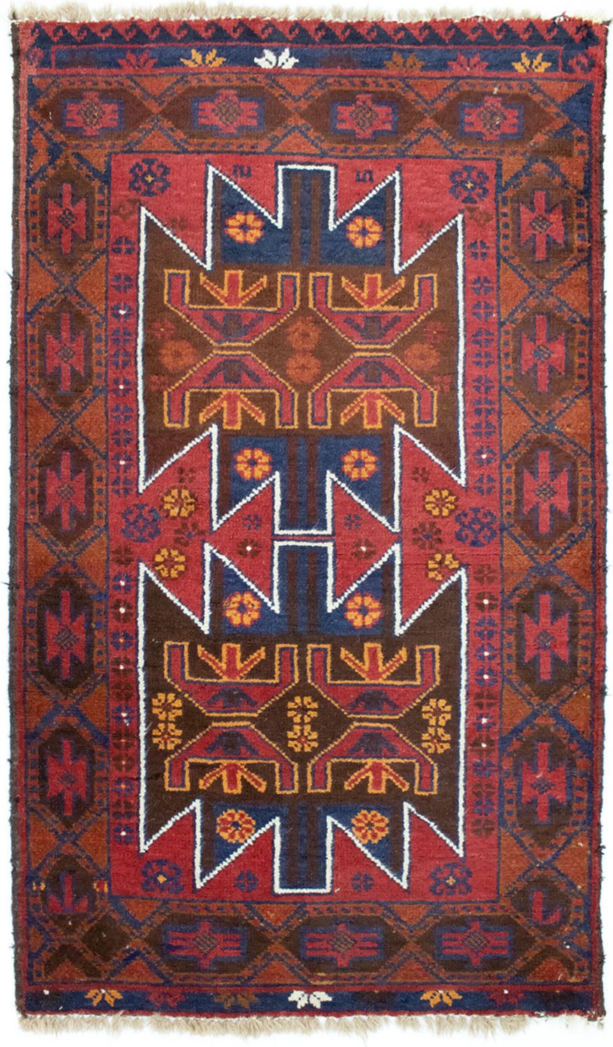 Tappeto Belutsch - 133 x 79 cm - rosso