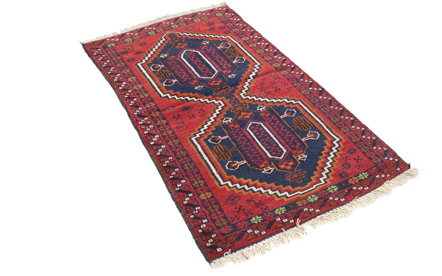 Tappeto Belutsch - 129 x 78 cm - rosso