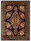 Tappeto Persero - Keshan - 98 x 70 cm - blu scuro