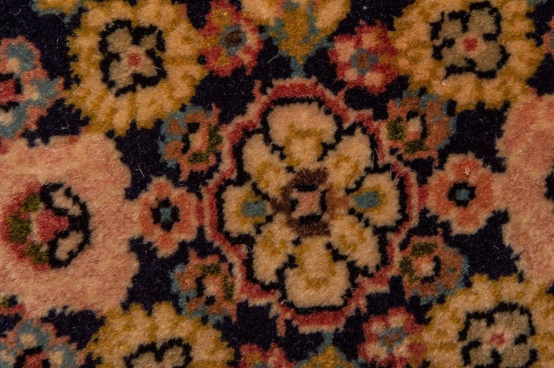 Tappeto Persero - Keshan - 98 x 70 cm - blu scuro