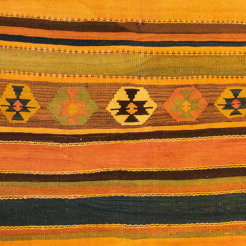 Tappeto corsia Tappeto Kelim - Vecchio - 355 x 160 cm - multicolore