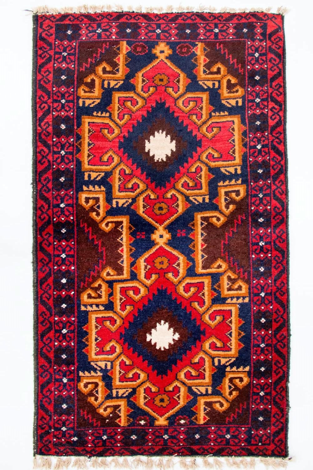Tappeto Belutsch - 135 x 73 cm - multicolore