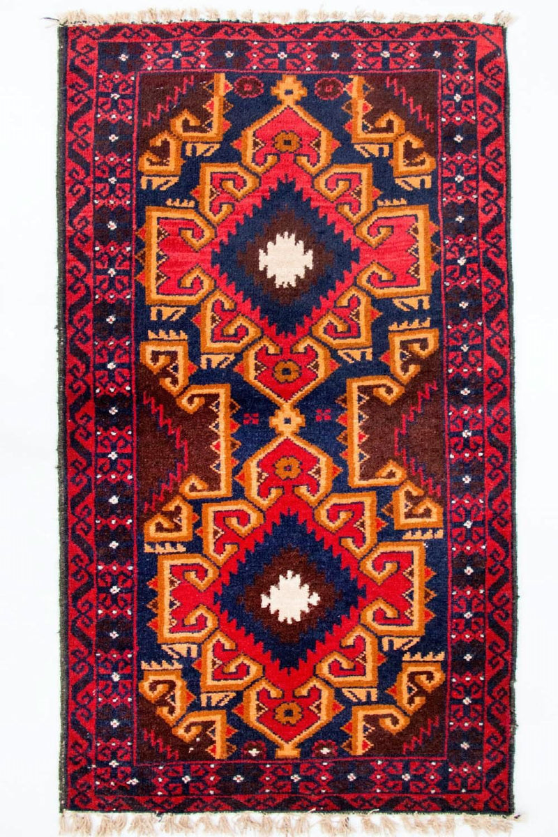 Tappeto Belutsch - 135 x 73 cm - multicolore